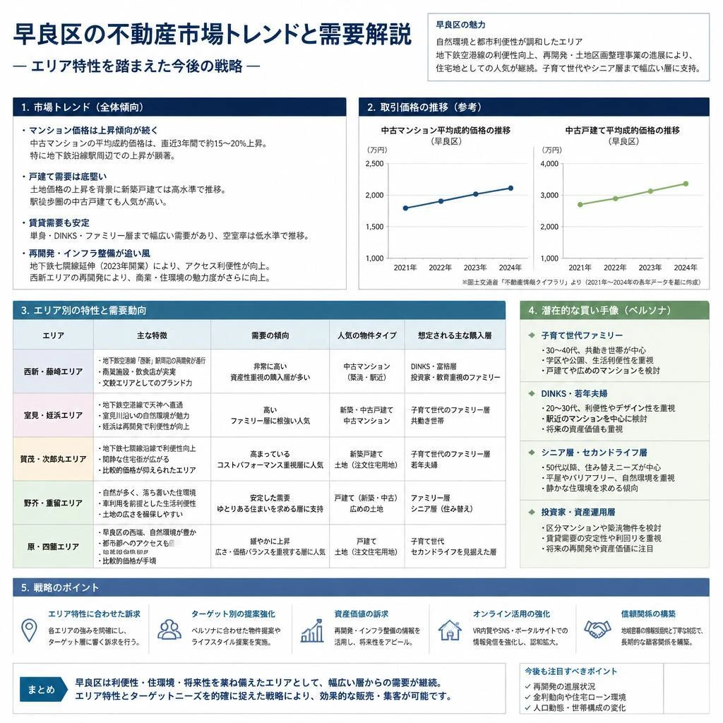 早良区の市場動向を知る