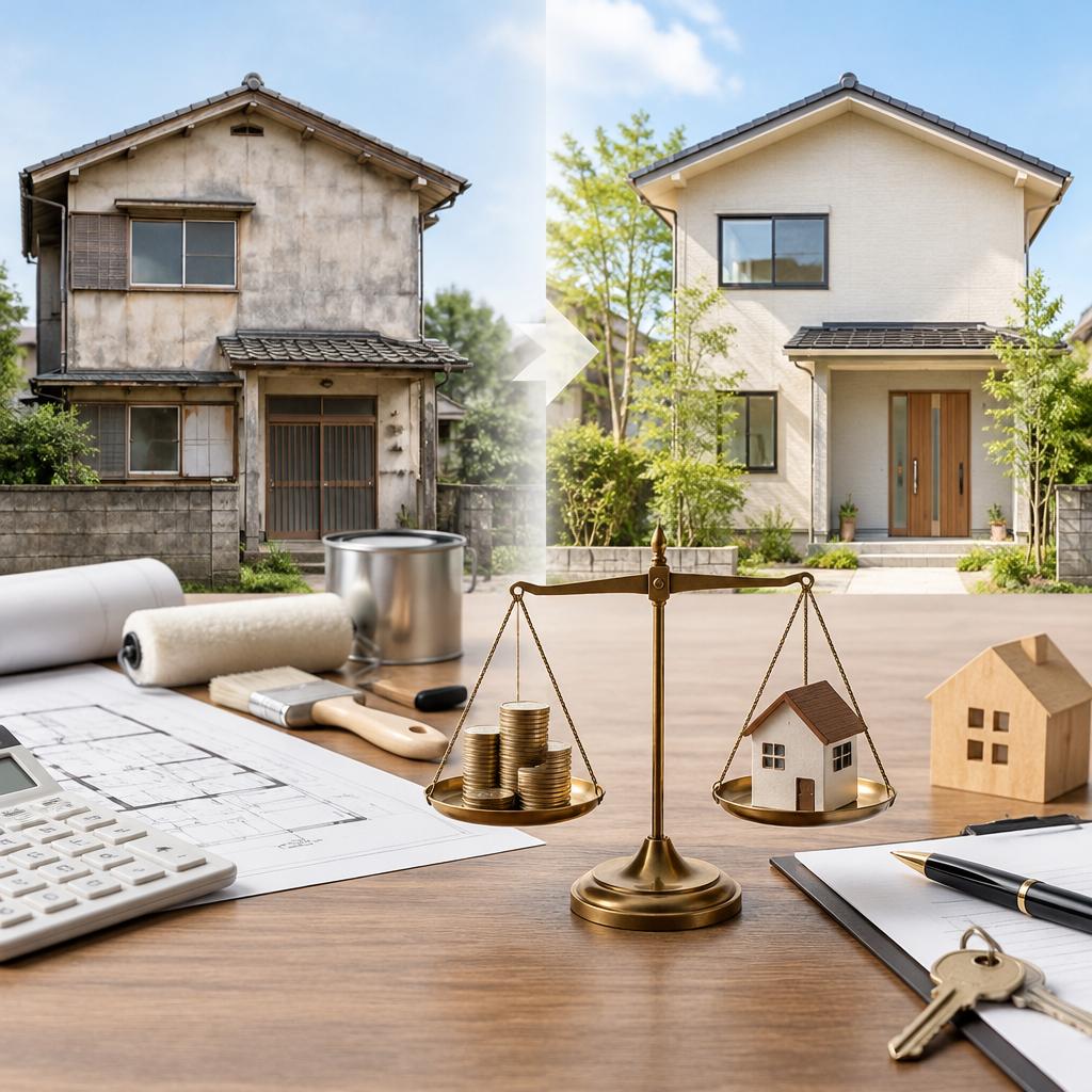 リフォームで価値を引き出す？費用と効果を見極める